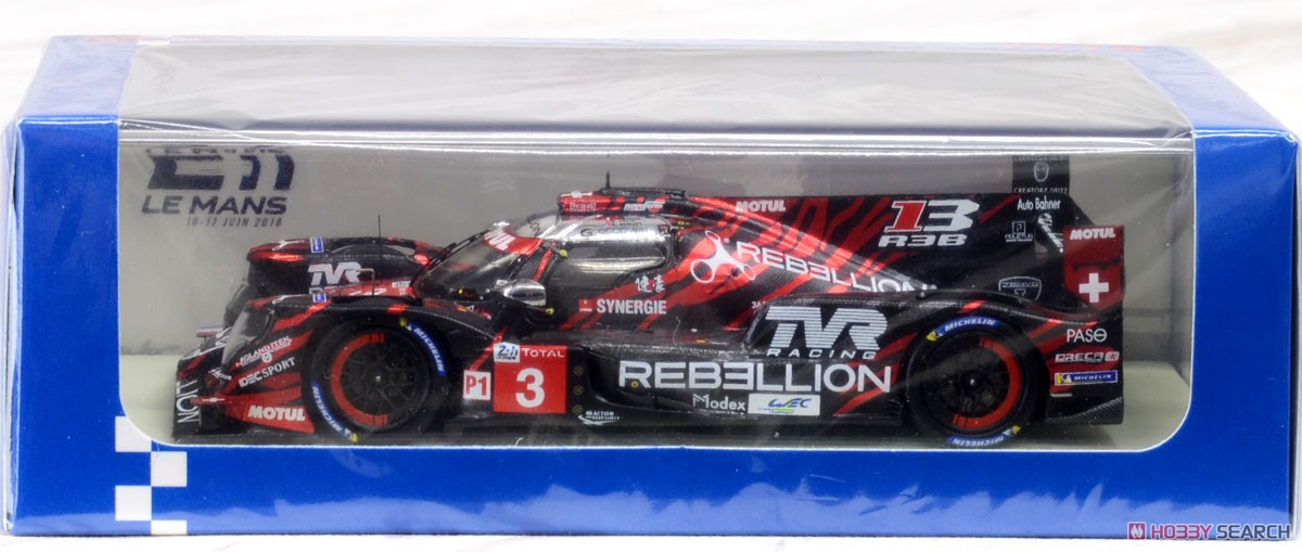 Rebellion R13 - Gibson No.3 Rebellion Racing 3rd 24H Le Mans 2018 T.Laurent M.Beche G.Menezes (Diecast Car) Package1