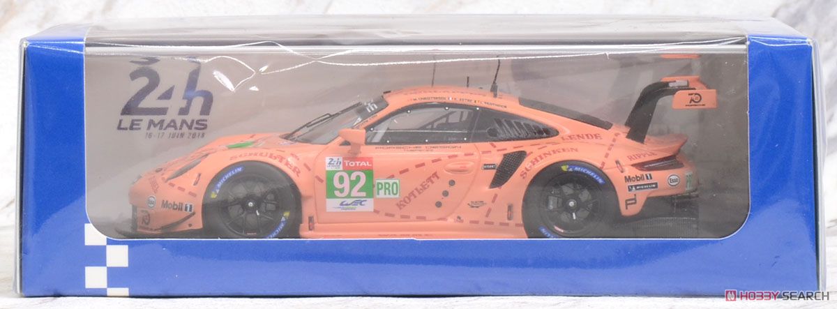 Porsche 911 RSR No.92 Porsche GT Team Winner LMGTE Pro class 24H Le Mans 2018 (ミニカー) パッケージ1