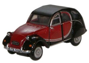 (N) シトロエン チャールストン 2CV (マルーン/ブラック) (鉄道模型)