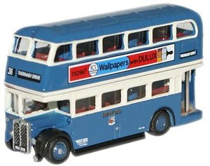 (N) ブラッドフォード RT 2階建てバス(ブルー/アイボリー) (鉄道模型)
