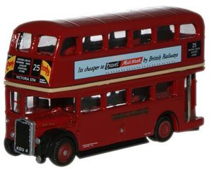 (N) ロンドン トランスポート RTL 2階建てバス (レッド) (鉄道模型)