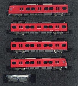 Meitetsu Series 1380 Four Car Formation Set (w/Motor) (4-Car Set) (Pre-colored Completed) (Model Train)