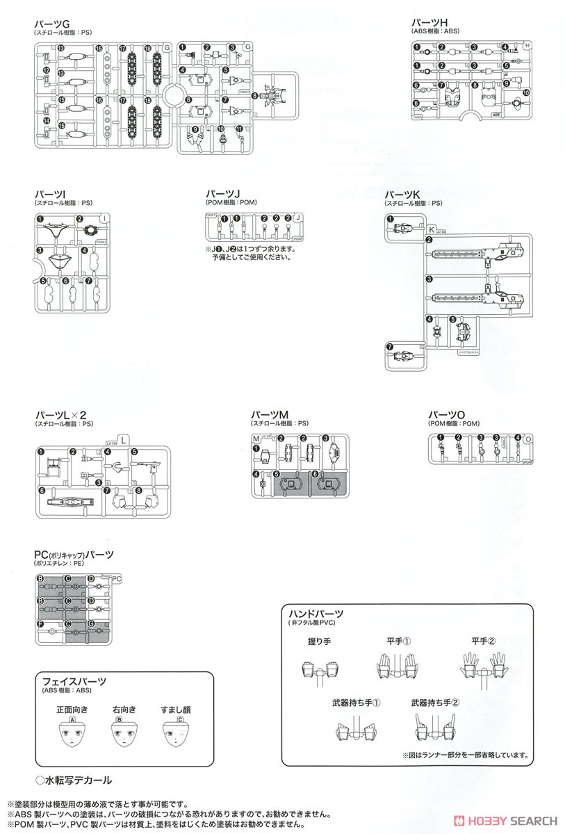 フレームアームズ・ガール 轟雷改 Ver.2 (プラモデル) 設計図9