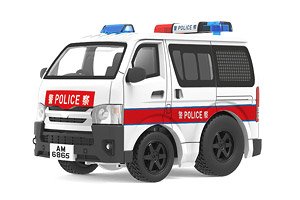 TinyQ トヨタ ハイエース 警察車両 (チョロQ)