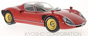 Alfa Romeo Tipo 33 Stradale 1967 (Red/Golden Wheel ver.) (Diecast Car)
