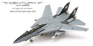 F-14B アメリカ海軍 第103戦闘飛行隊 ジョリーロジャース 空母ドワイト・D・アイゼンハワー搭載 98年 AA101 (完成品飛行機)