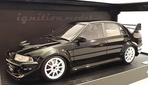 Mitsubishi Lancer Evolution VI GSR T.M.E (CP9A) Black (ミニカー)