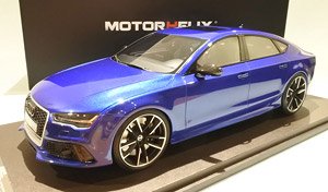 Audi RS7 2017 sportback performance Sepang Blue Pearl (ミニカー)