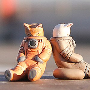 Space-Suited Cat `netanpopo` (Uncolored Kit) (Plastic model)
