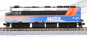 EMD F40PH Chicago Metra New Color #174 Fox River Grove (Model Train)