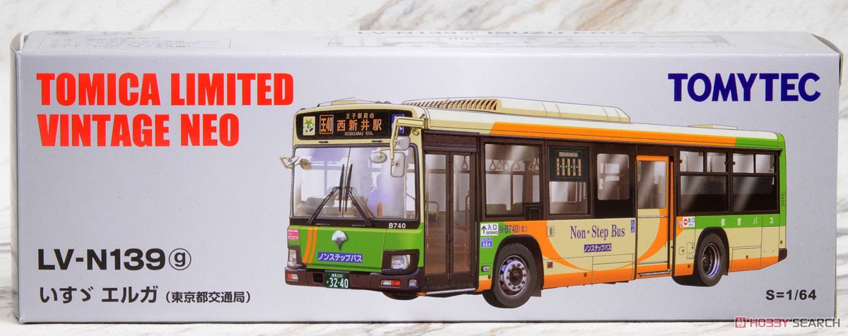 TLV-N139g Isuzu Erga (Bureau of Transportation Tokyo Metropolitan Government) (Diecast Car) Package1