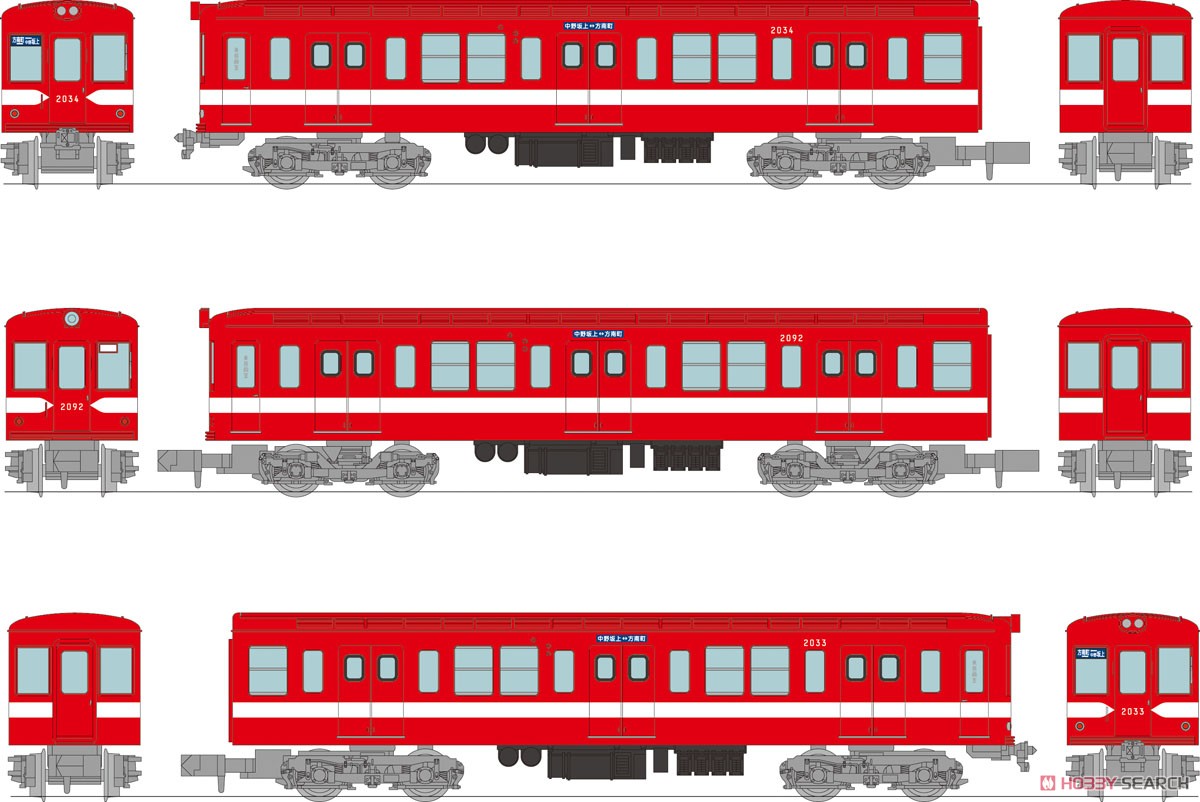 鉄道コレクション 営団地下鉄 2000形 丸ノ内線 3両セット (3両セット) (鉄道模型) その他の画像1