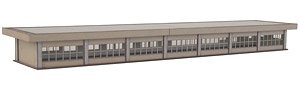 Concrete Station Building for Extension A (Unassembled Kit) (Model Train)