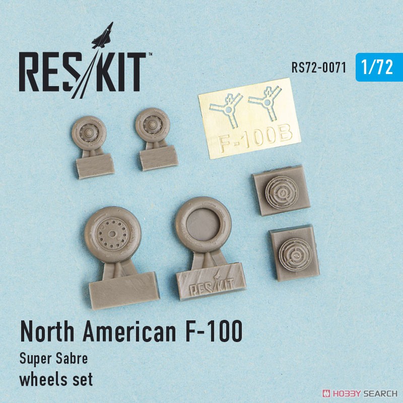 North American F-100 Super Sabre Wheels Set (Plastic model) その他の画像1