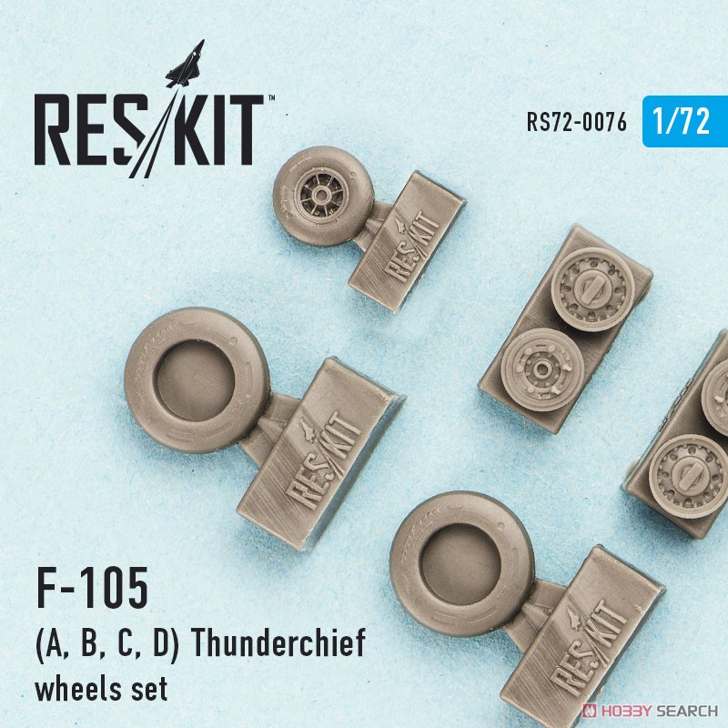 F-105A/B/C/D サンダーチーフ ホイールセット (プラモデル) その他の画像1