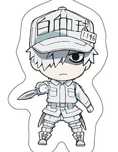 Cells at Work! Die-cut Cushion White Blood Cell (Anime Toy) - HobbySearch  Anime Goods Store