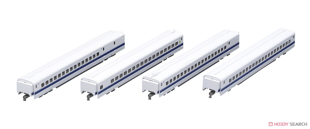 JR 300-3000系 東海道・山陽新幹線 (後期型) 増結セットA (増結・4両セット) (鉄道模型) 商品画像1