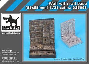 Wall with Rail Base (Plastic model)