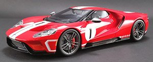 Ford GT Heritage Edition No.1 (Red / White Stripes) US Exclusive (Diecast Car)