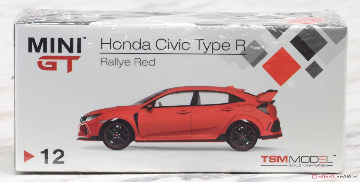 Honda Civic Type R (FK8) Rally Red - RHD (Diecast Car) Package1