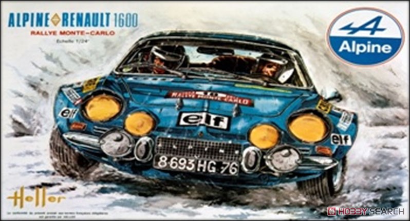 アルピーヌ ルノー A110 1600S `1973 モンテカルロ・ラリー` (プラモデル) その他の画像1