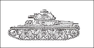 フランス 軽戦車 オチキス H38/H39 (プラモデル)
