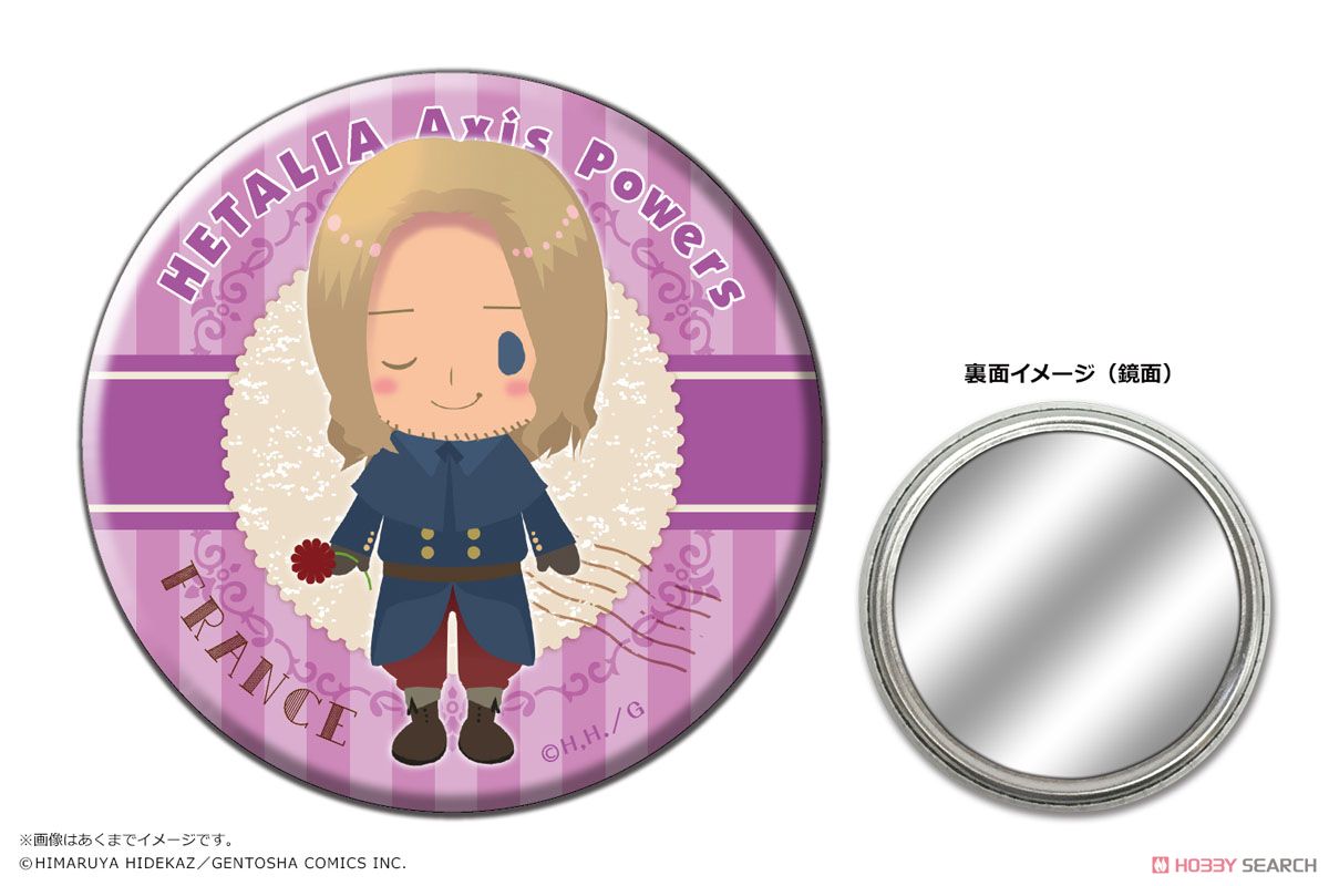 [Hetalia: Axis Powers] Can Mirror 06 France (Anime Toy) Item picture1