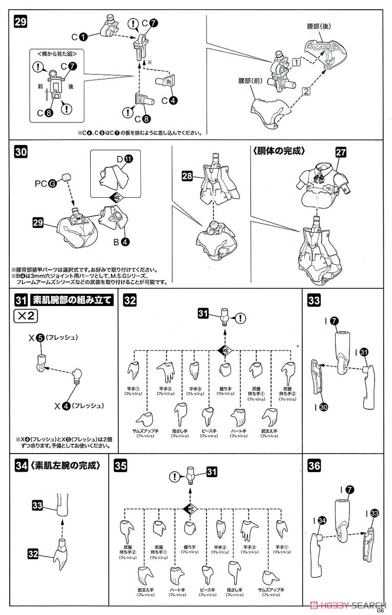 Frame Arms Girl Laetitia (Plastic model) Assembly guide4