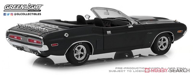 1971 Dodge Challenger R/T Convertible with Luggage Rack - A8 Gunmetal Gray Poly (ミニカー) 商品画像3
