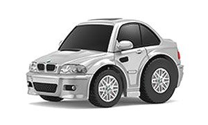 TinyQ BMW M3 (E46) Silver (Choro-Q)