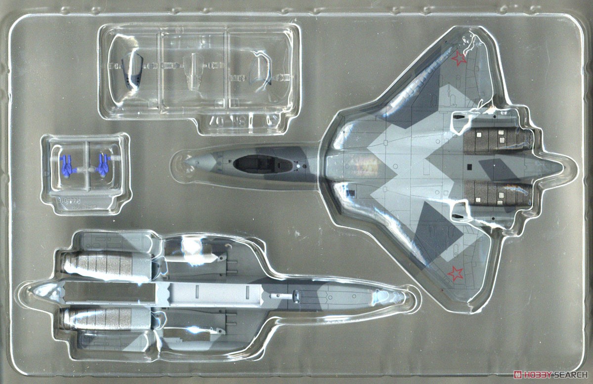 ロシア空軍 戦闘機 Su-57 (塗装済み) (プラモデル) 中身1