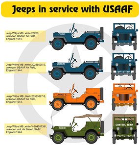 WW.II 米軍 1/4トン小型車両 「アメリカ陸軍航空軍」 (プラモデル)