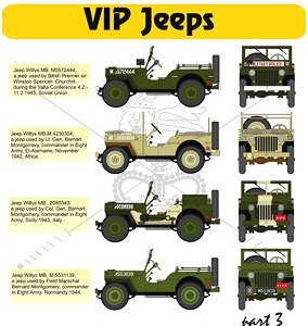 WW.II 米軍 1/4トン小型車両 「VIP専用車両パート3」 (プラモデル)