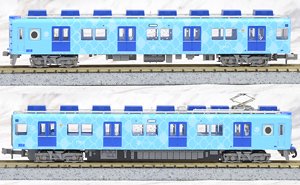 Nankai Series 7100 Medetai Train (Blue) (2-Car Set) (Model Train)