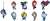 「ペルソナ3 ダンシング・ムーンナイト」 ラバーストラップコレクション (9個セット) (キャラクターグッズ) 商品画像1