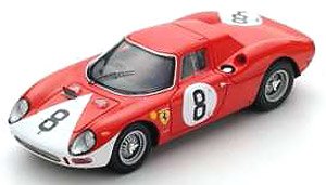 Ferrari 250LM No.8 2nd 12h Reims 1964 J.Surtees - L.Bandini (ミニカー)
