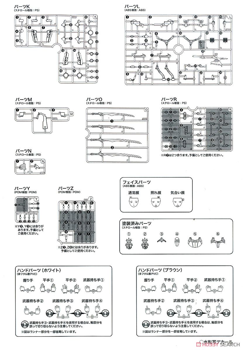 猟兵型エーデルワイス (プラモデル) 設計図14