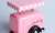 Volkawagen Type2 (T1) Delivery Van and Refrigeration Trailer (White/Pink) (Diecast Car) Item picture6