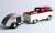 Volkawagen Type2 (T1) Surf Pickup and Tear Drop Trailer (Red/Cream) (Diecast Car) Item picture3