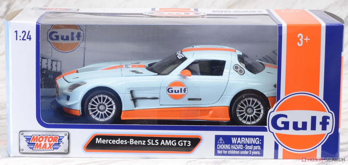 Mercedes-Benz SLS AMG GT3 (L Blue/Orange) (Diecast Car) Package1