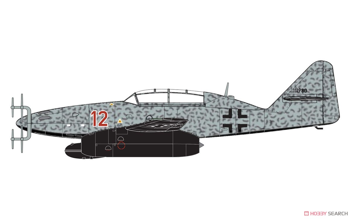 メッサーシュミット Me262-B1a (プラモデル) 塗装1
