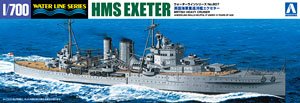 英国海軍重巡洋艦 エクセタ－ (プラモデル)