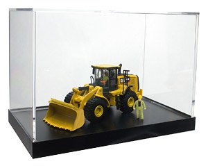 CAT 966M Wheel Loader + Crystal Pra Case (L) Special Set w/Figure Limited Edition [A] (Diecast Car)