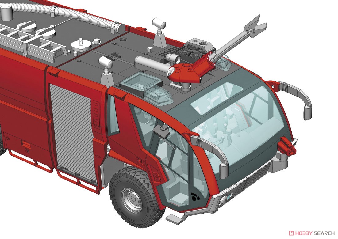 ローゼンバウアー パンサー 6×6 空港用化学消防車 (プラモデル) その他の画像7