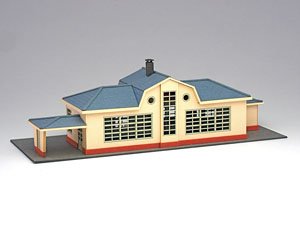 1/150 Scale Paper Model Kit Station Series 18 : Regional Station Building/Shin-Futamata Type (Unassembled Kit) (Model Train)