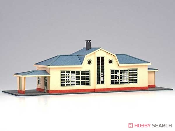 1/150ペーパーモデルキット 駅舎シリーズ18：地方駅舎 / 新二岐駅タイプ (モチーフ：旧夕張鉄道 新二岐駅 駅舎) (組み立てキット) (鉄道模型) その他の画像2