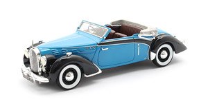 Voisin C30 Goelette カブリオレ Dubos #60007 1938 ブルー/ブラック (ミニカー)