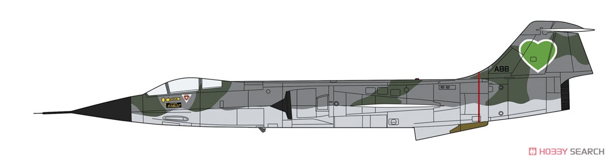 「エリア88」 F-104 スターファイター(G型) `セイレーン・バルナック` (プラモデル) その他の画像1