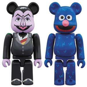 BE@RBRICK COUNT VON COUNT & GROVER (カウント伯爵＆グローバー) 2PACK (完成品)