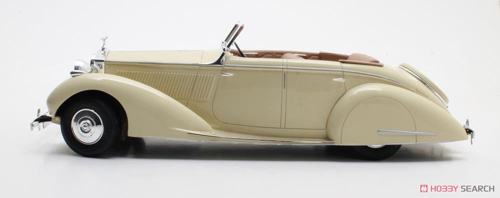Rolls-Royce 25-30 Gurney Nutting All Weather Tourer #GR048 H.H. Maharadja of Darbhanga Ivory 1937 (Diecast Car) 商品画像8